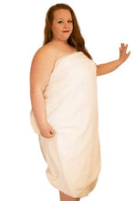 Load image into Gallery viewer, Oversized bath Towel, white, 40 x 90, 32 x 90, Plus sized,  