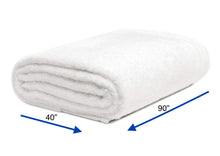 Load image into Gallery viewer, Crisp White - Jumbo Bath Towel 40&quot; x 90&quot;