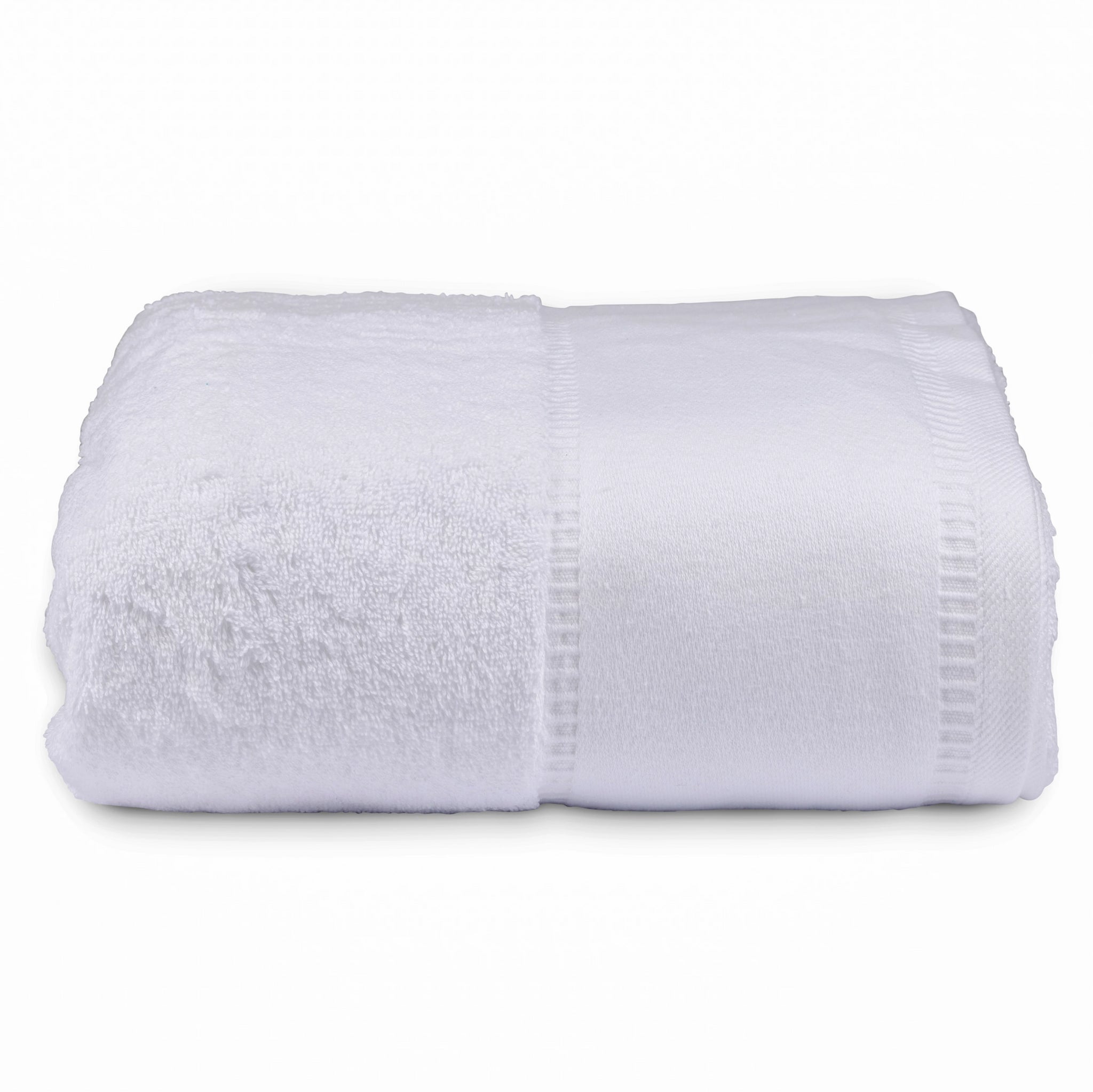 Five Star 100% Cotton Jumbo Bath Towel-White